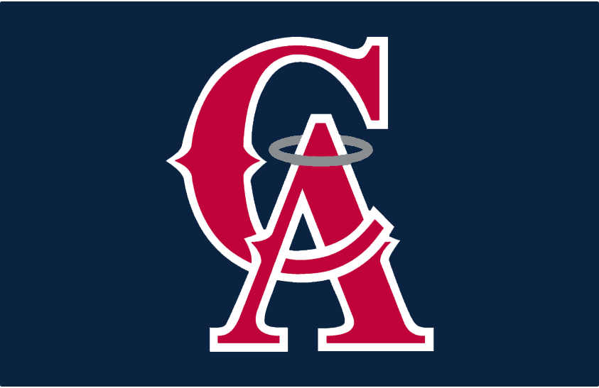 Los Angeles Angels 1993-1996 Cap Logo vinyl decal